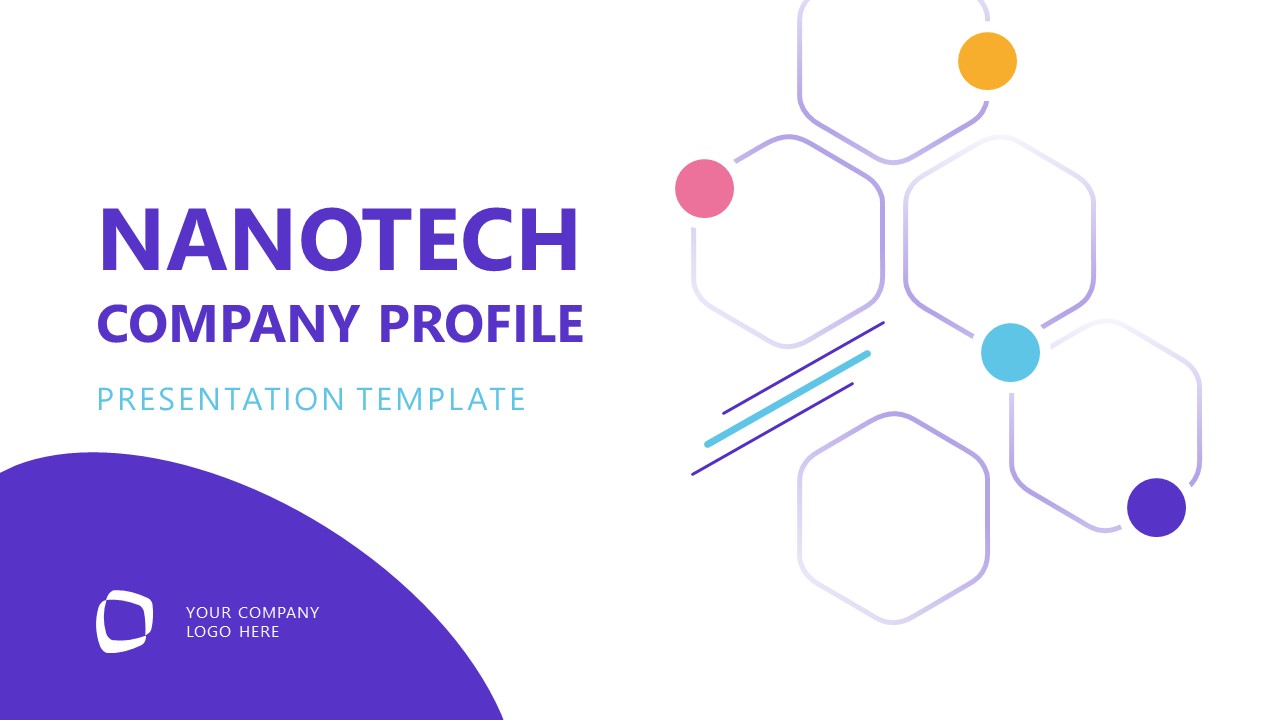 Editable Nanotech Company Profile Template 