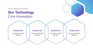 Nanotech Core Innovation Presenting Diagram
