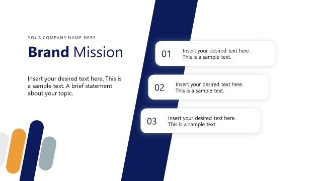 Editable Brand Mission Slide Template