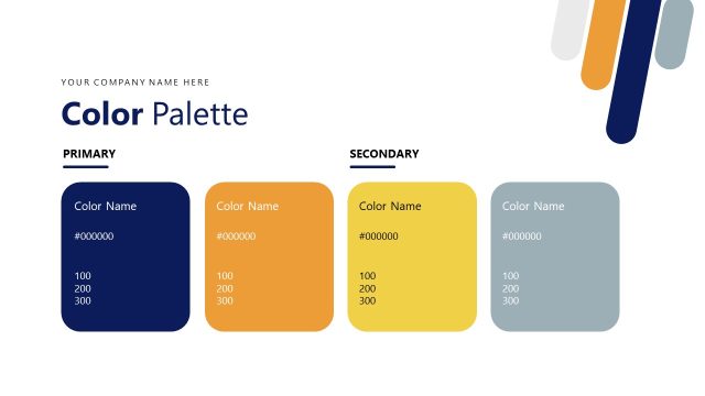 Four Small Boxes for Color Palettes