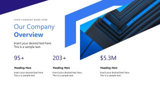 Visual Corporate Profile Slide Template 