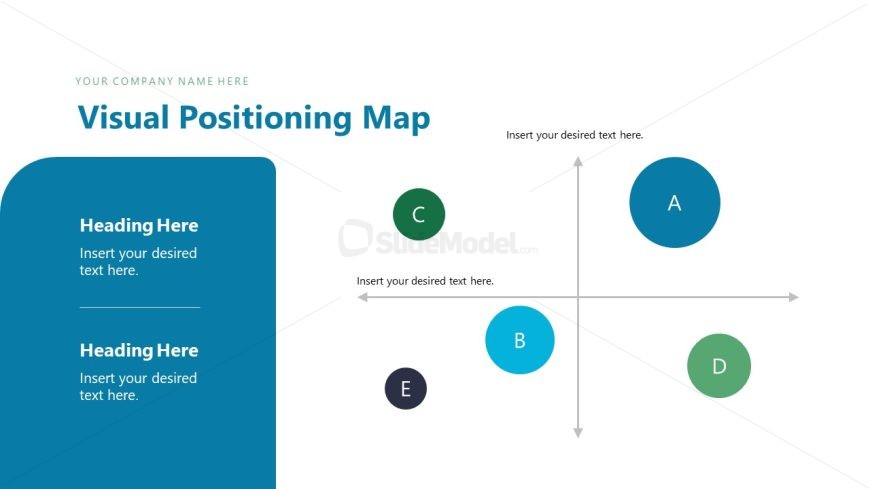 Value Estimation Diagram Slide with Alphabets in Circles