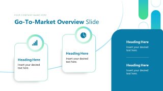 Go-To-Market Strategy Presentation Slide with Text Boxes