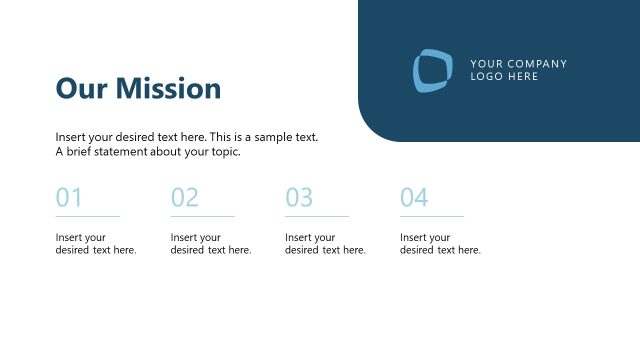 Our Mission Slide – Brand Identity Template