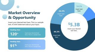 Segmented Donut Chart Slide - Circles Business Profile Template 