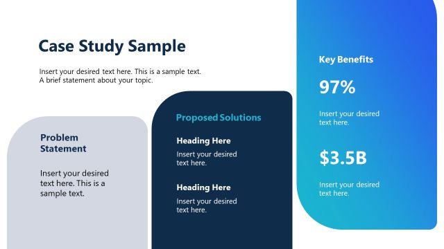 Case Study Sample Slide – Investor PowerPoint Slide Template