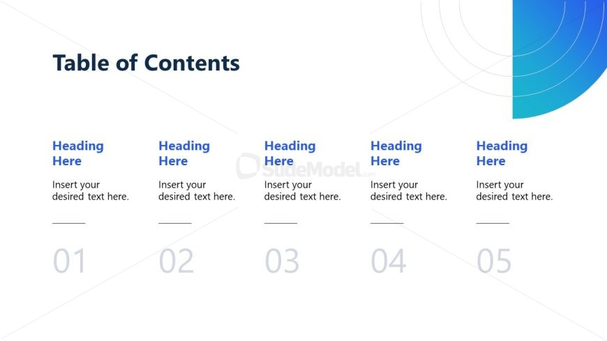 Investor Presentation Template Slide