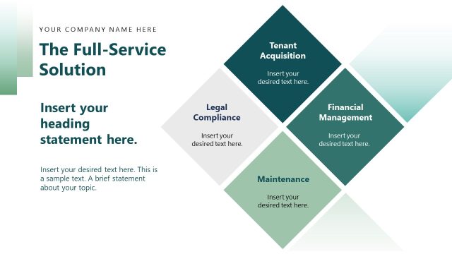 The Full Service Solution PPT Slide