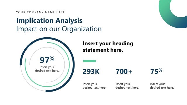 Implication Analysis Slide with Circular Shape