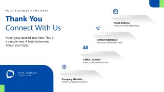 Connect with Us Slide - Decision Making Under Uncertainity PPT Template 