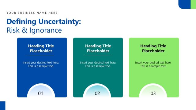 Defining Uncertainity Slide – Decision Making Presentation Template
