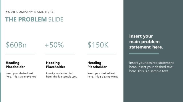 The Problem Slide for Fundraising Presentation