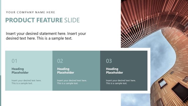 Product Feature Slide for Startup Funding Presentation