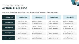 Management Review Template with Action Plan Table 