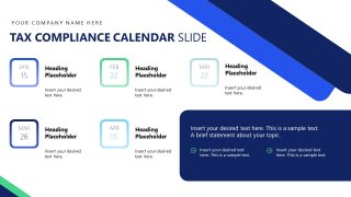 Corporate Tax Planning Presentation Template Layout 