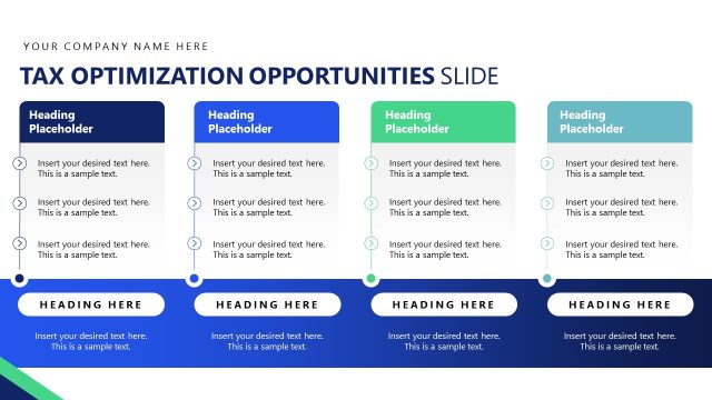 Editable Tax Optimization Opportunities Slide – Corporate Tax Planning Slide