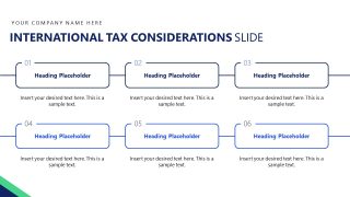 Corporate Tax Planning Template for PPT Presentation 