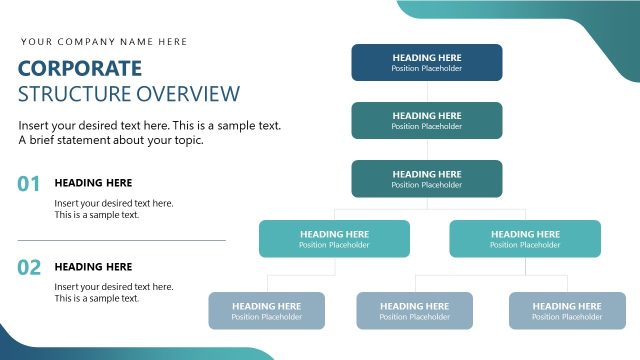 Corporate Structure Overview Slide – International Tax Planning Template