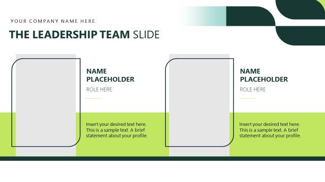 Team Presentation Slide Template