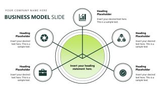 Creative Fintech Presentation Diagram Slide for Business Model Discussion