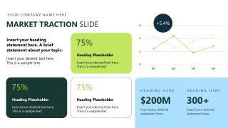 PPT Market Traction Slide - Fintech Presentation Template