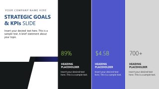 Strategic Goals - Business Transformation Presentation Template