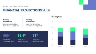 High-Stakes Pitch Deck Template for Financial Projections 