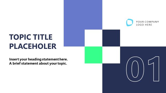 Placeholder Title Slide – High-Stakes Pitch Deck Template