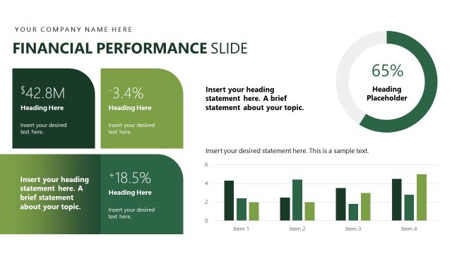 Financial Performance Metrics Dashboard for Operational Excellence Layout