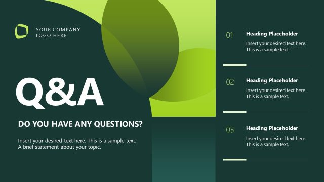 ESG Report Q&A Presentation Closing Slide