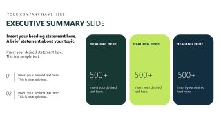 Executive Summary - ESG Impact Report PowerPoint Design