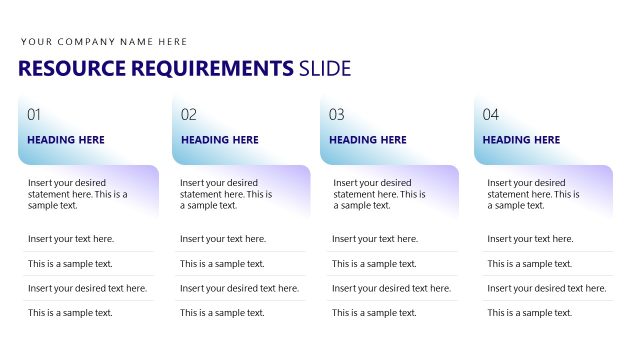 Resource Requirements and Capacity Planning Slide