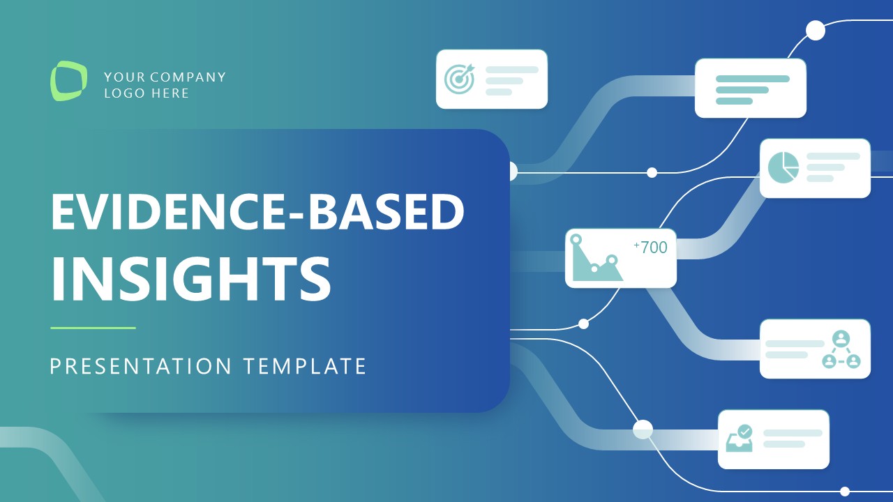 Cover Design - Evidence Based Insights PPT Template