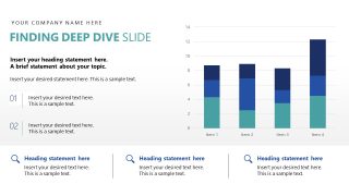 Finding Deep Dive - Evidence Based Insights PPT Layout