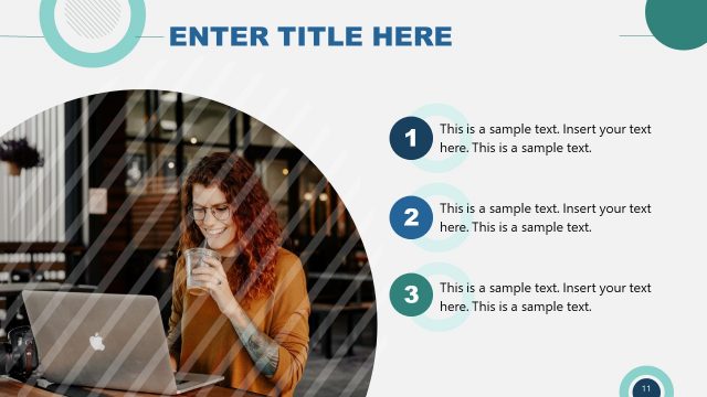 Elevator Pitch PowerPoint Bullet Points Slide