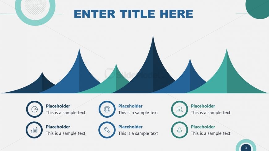 Business Elevator Pitch Deck Mountain Timeline Template