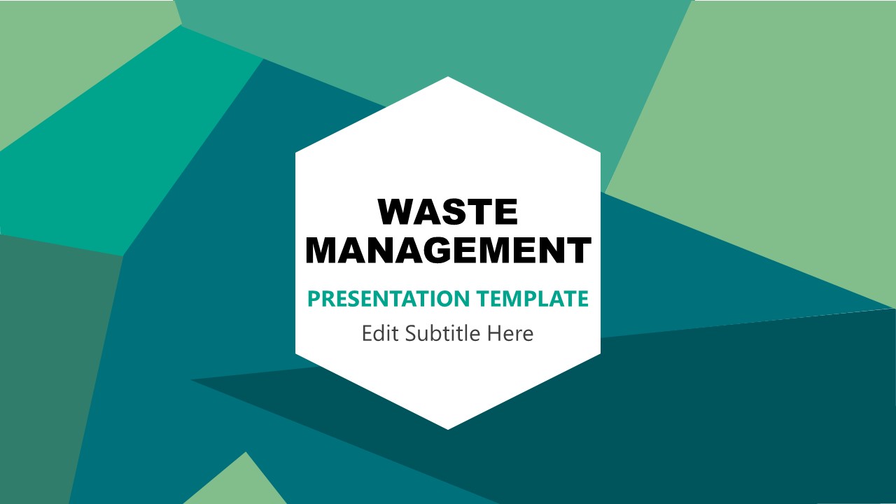 Presentation Deck of Waste Management Industry
