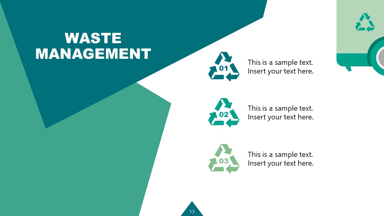 Waste Management Industry PowerPoint Template SlideModel