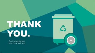 PowerPoint Waste Management Industry Thank You 