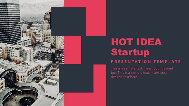 Hot Idea Pitch Deck Template for PowerPoint