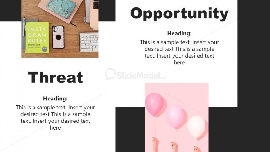 Presentation of Threats Opportunities SWOT Analysis