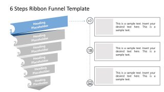 Funnel Chart Step 1 PowerPoint Diagram