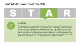 Action Slide of STAR Model Business PPT