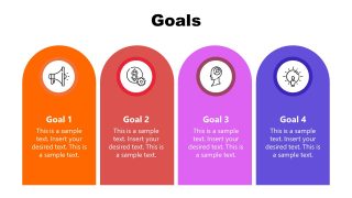 4 Steps Gaols Infographic Guerrilla Marketing Slide