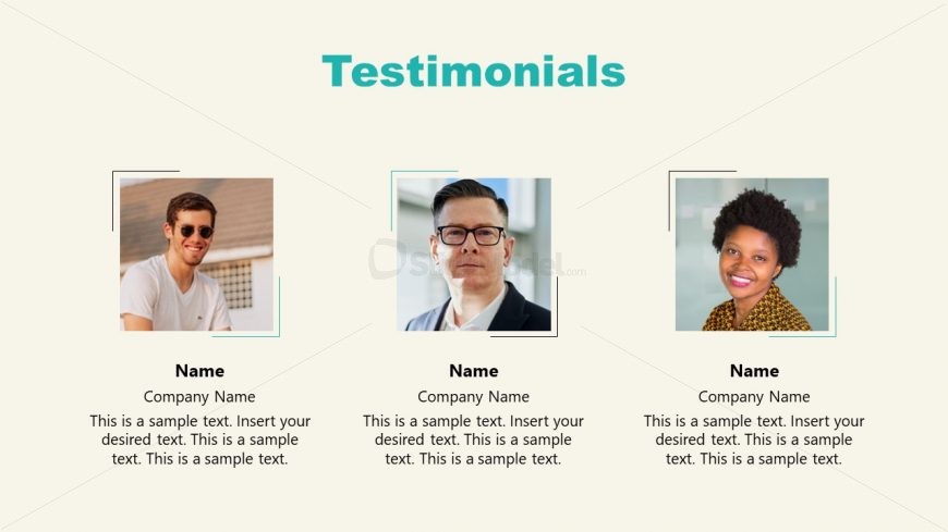 PPT Testimonials Slide of Shopify Store Presentation