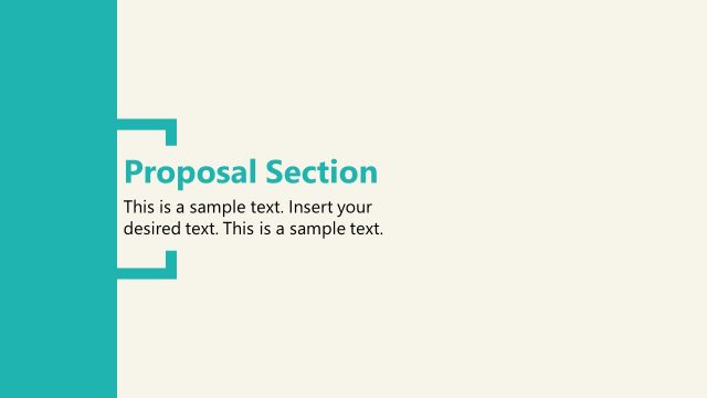 PowerPoint Proposal Section Template for Shopify Store