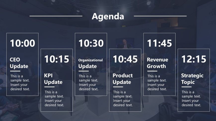 PPT Board Meeting Agenda Slide