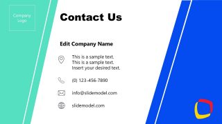 Contact Slide Franchise Development Template 