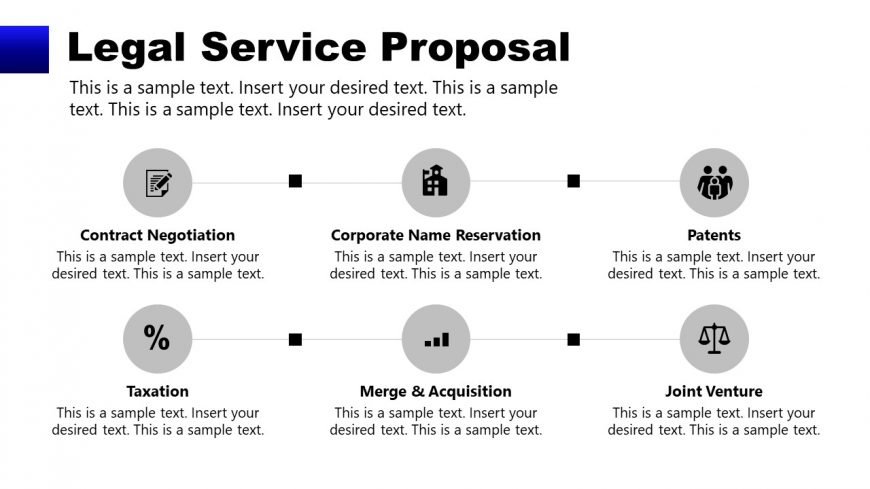 Icons of Legal Services Business Law