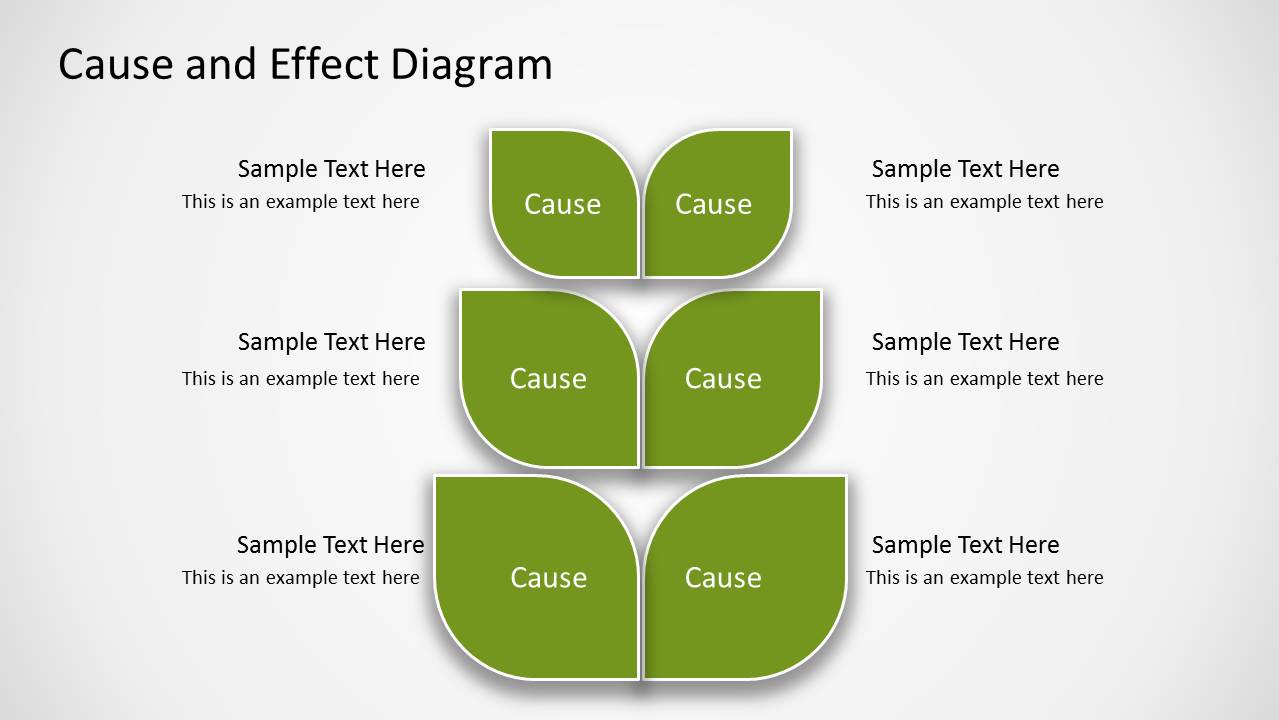 cause and effect diagram word template